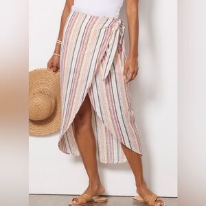 Free People Aubrey Sarong Wrap Skirt